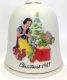 'Snow White's Surprise' - Snow White and Dopey Christmas 1987 Disney bell - 1