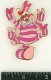 Cheshire Cat with his Christmas presents pin