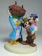 Mickey Mouse and Morty and Scrooge holding Christmas turkey ornament