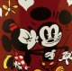 Minnie and Mickey Mouse smooching Disney coffee mug - 2