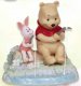 'I Love Catching Up With You' - Pooh & Piglet fishing Disney figurine