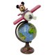 'Globetrotting Adventure' - Aviator Mickey Mouse with globe figurine (Jim Shore Disney Traditions)