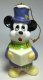 Mickey Mouse Christmas caroling with purple top hat Disney ornament