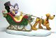 Mickey Mouse and Minnie Mouse on sleigh pulled by Pluto Disney music box - 3