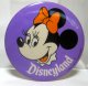 Minnie Mouse Disneyland button (purple background)