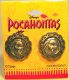 Pocahontas Disney medallion earrings (large)