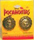 Pocahontas Disney medallion earrings (large)