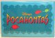 Pocahontas logo button (blue background)