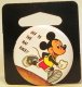 Off to the rat race!! Mickey Mouse jogging button