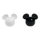 Mickey Mouse silhouette black + white salt & pepper set