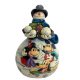 'Let It Snow' - Mickey, Minnie, Pluto & Snowman figurine (Jim Shore Disney Traditions)