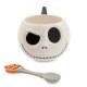 Jack Skellington coffee mug and matching spoon set