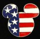 American flag Mickey ears Disney pin