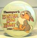 Thumper's Easter egg hunt 1984 at Disneyland button
