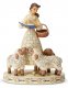 'Bookish Belle' - Belle white woodland figurine (Jim Shore Disney Traditions)