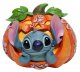 'Stitch o' Lantern' - Stitch in Halloween jack-o-lantern figurine (Jim Shore Disney Traditions)