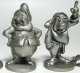 Set of Snow White and Seven Dwarfs pewter figures (Schmid) - 1