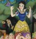 Snow White and the Seven Dwarfs apple scene figurine (Jim Shore Disney Traditions) - 2