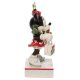 Minnie Mouse 'black, white, red, and green' bag and gift Christmas figurine (Jim Shore Disney Traditions) - 3