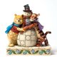 'Winter Hugs Winnie the Pooh, Tigger and snowman figurine (Jim Shore) - 0