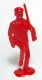 Bert red plastic figurine (from Disney's 'Mary Poppins')