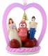 Sebastian with Ariel and Eric wedding cake arch topper Disney sketchbook ornament (2020)