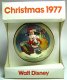 Mickey as Santa at chimney 1977 glass ball ornament