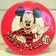 Mickey Mouse Club button, featuring Mickey in striped shirt (large version)