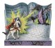 PRE-ORDER: 'Love Conquers All' - Prince Philip and Maleficent as Dragon storybook figurine (Jim Shore Disney Traditions)