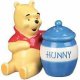 Winnie the Pooh and hunny pot salt and pepper shaker set