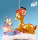 Bambi and Thumper on silver ball ornament - 1