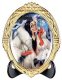 Cruella de Vil gold-trimmed decorative plate