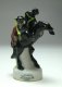 Zorro on his horse Tornado porcelain miniature figure