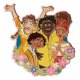 Encanto Disney pin featuring Pepa, Felix, Dolores, Camilo