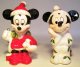 Minnie Mouse sewing Mickey Mouse's Christmas pants Disney figure set