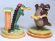 Ben Ali Gator & Hyacinth Hippo miniature figure set (Tiny Kingdom)