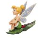Tinker Bell sitting on holly Christmas figurine (Jim Shore Disney Traditions) - 2