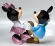 Disney's Minnie and Mickey Mouse dancing jitterbug figurine - 1