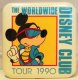 The Worldwide Disney Club Tour 1990 button