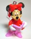 Minnie Mouse caroling with pink carol book ornament