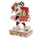 Mickey Mouse 'black, white, red, and green' stacked presents Christmas figurine (Jim Shore Disney Traditions) - 4