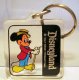 Mickey Mouse in hat with cane Disneyland keychain