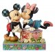 'Kissing Booth' - Minnie kissing Mickey Mouse figurine (Jim Shore Disney Traditions)