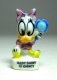 Baby Daisy Duck with rattle Disney porcelain miniature figure
