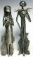 Jack Skellington and Sally candlestick holder set