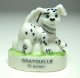 Dalmatian puppy with his tail on his face Disney porcelain miniature figure