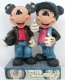 'Biking Sweethearts' - Minnie & Mickey Mouse as bikers figurine (Jim Shore Disney Traditions) - 0