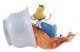Alice in Wonderland falling from tea cup Disney 100th anniversary figurine - 2