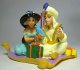 Aladdin and Jasmine on flying carpet ornament