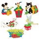 Mickey Mouse opening Christmas gift Disney pin - 1